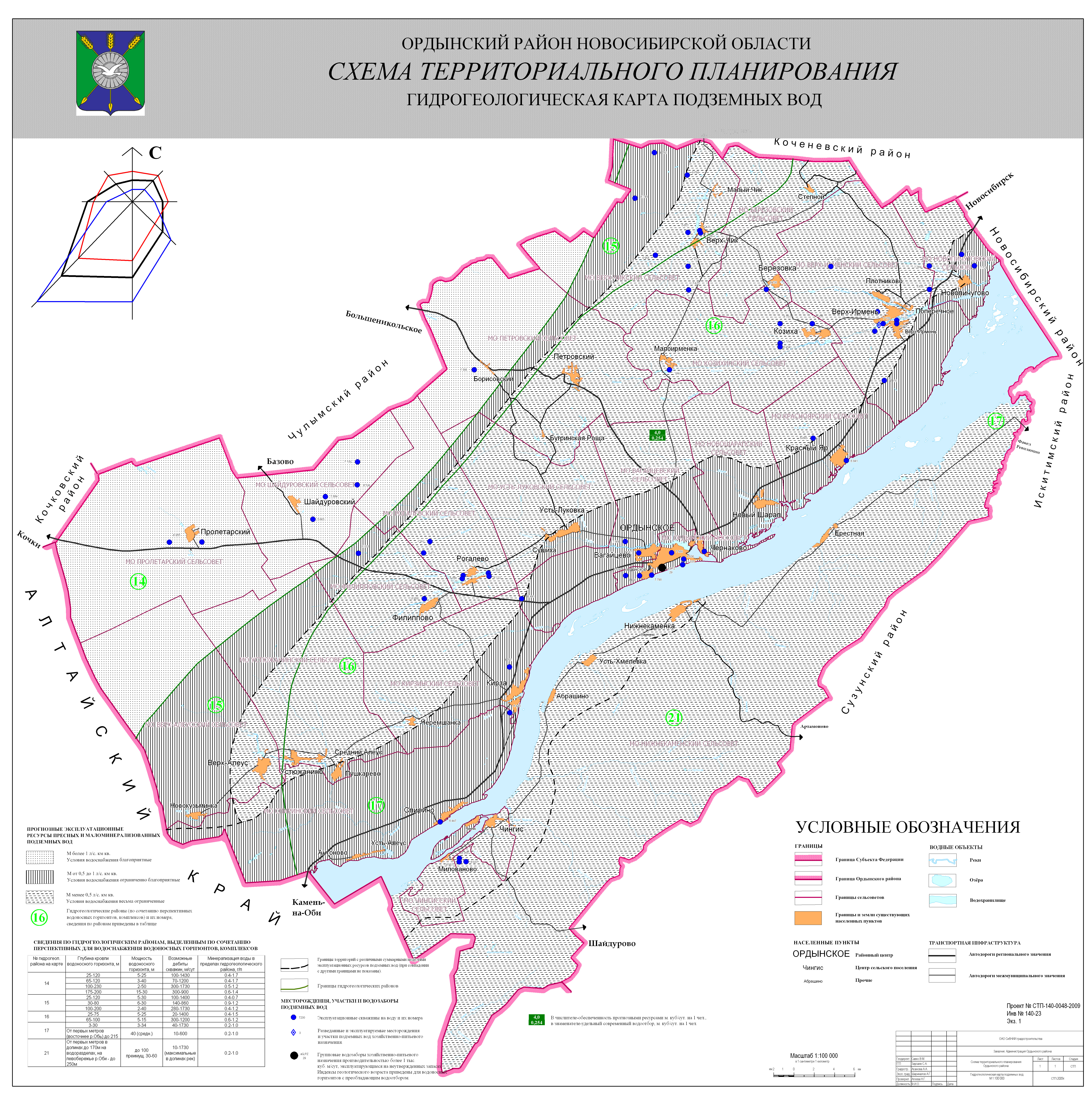 Ордынское новосибирская область карта